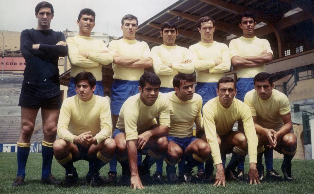 Alineación histórica de la Unión Deportiva Las Palmas
